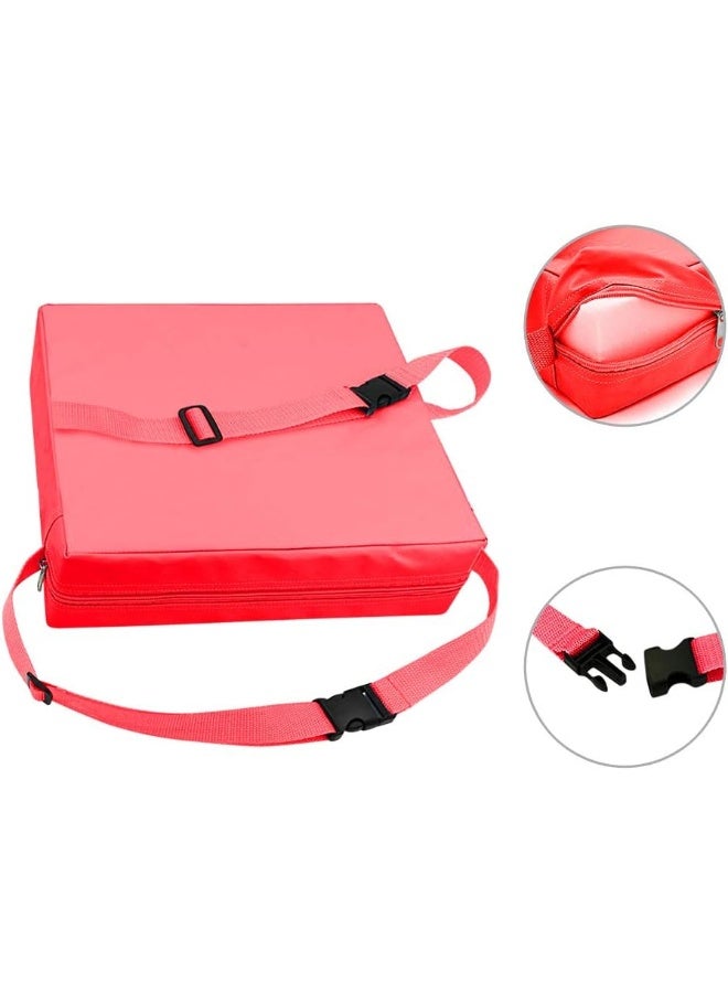 SUNMALL وسادة رفع كرسي الطعام SUNMALL قابلة للحمل وقابلة للفك وقابلة للتعديل كرسي مرتفع للأطفال الرضع والأطفال الصغار وسادة مقعد سميكة قابلة للغسل - Image 2