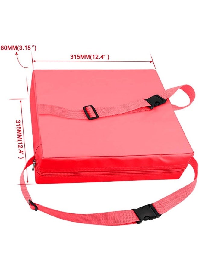 SUNMALL وسادة رفع كرسي الطعام SUNMALL قابلة للحمل وقابلة للفك وقابلة للتعديل كرسي مرتفع للأطفال الرضع والأطفال الصغار وسادة مقعد سميكة قابلة للغسل - Image 3