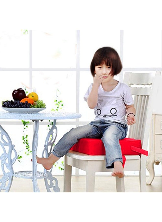 SUNMALL وسادة رفع كرسي الطعام SUNMALL قابلة للحمل وقابلة للفك وقابلة للتعديل كرسي مرتفع للأطفال الرضع والأطفال الصغار وسادة مقعد سميكة قابلة للغسل - Image 5