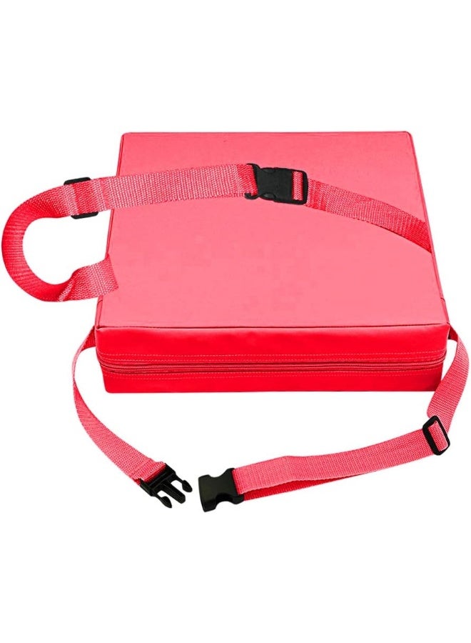 SUNMALL وسادة رفع كرسي الطعام SUNMALL قابلة للحمل وقابلة للفك وقابلة للتعديل كرسي مرتفع للأطفال الرضع والأطفال الصغار وسادة مقعد سميكة قابلة للغسل - Image 1