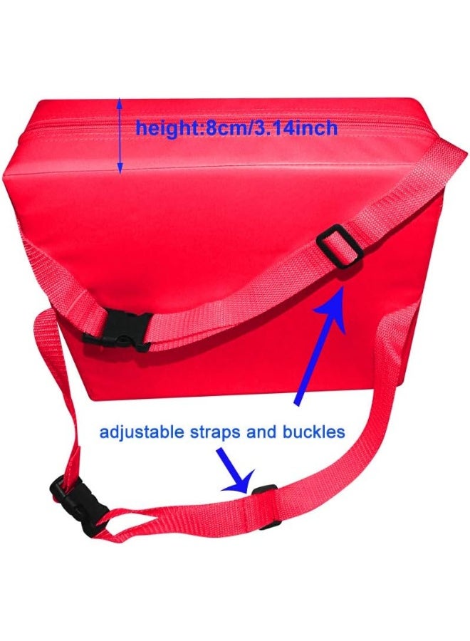 SUNMALL وسادة رفع كرسي الطعام SUNMALL قابلة للحمل وقابلة للفك وقابلة للتعديل كرسي مرتفع للأطفال الرضع والأطفال الصغار وسادة مقعد سميكة قابلة للغسل - Image 4