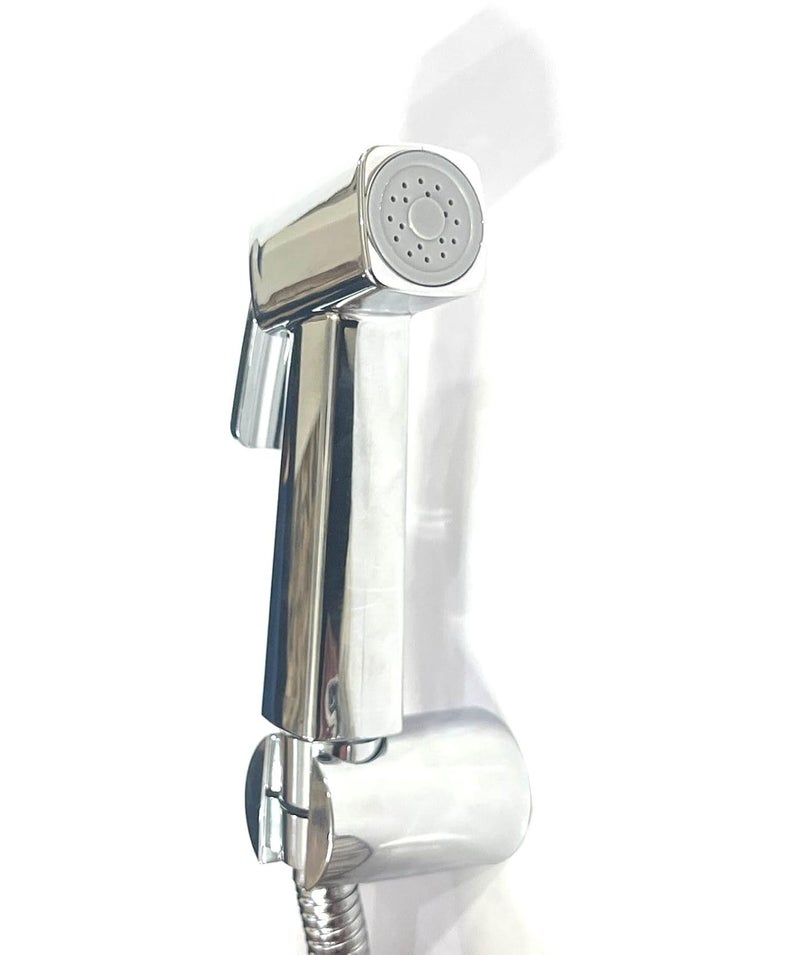 Catch Aqua Square Health Faucet Set with Holder and ss Tube 200150  - Image 1