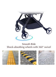 Bumble & Bird Bumble & Bird - Swyft Travel Lightweight Cabin Stroller - Grey  - Image 4