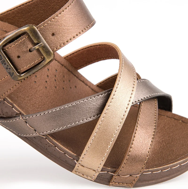 MUYA Orthopedix Gizeh Anatomical Adjustable Buckled Women's Slippers 31119