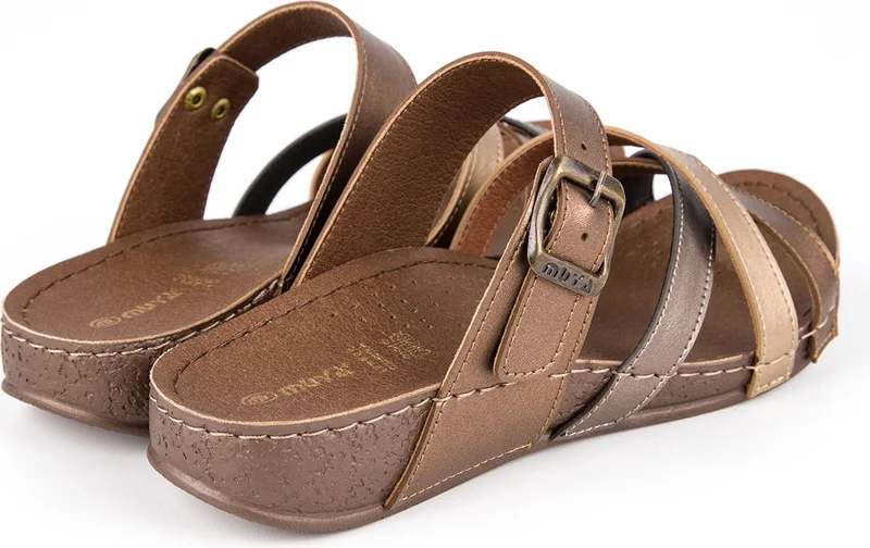 MUYA Orthopedix Gizeh Anatomical Adjustable Buckled Women's Slippers 31119