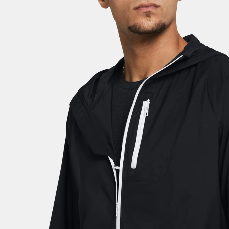 Under Armour Black Men's Launch Running Jacket for Men | Best Price UAE