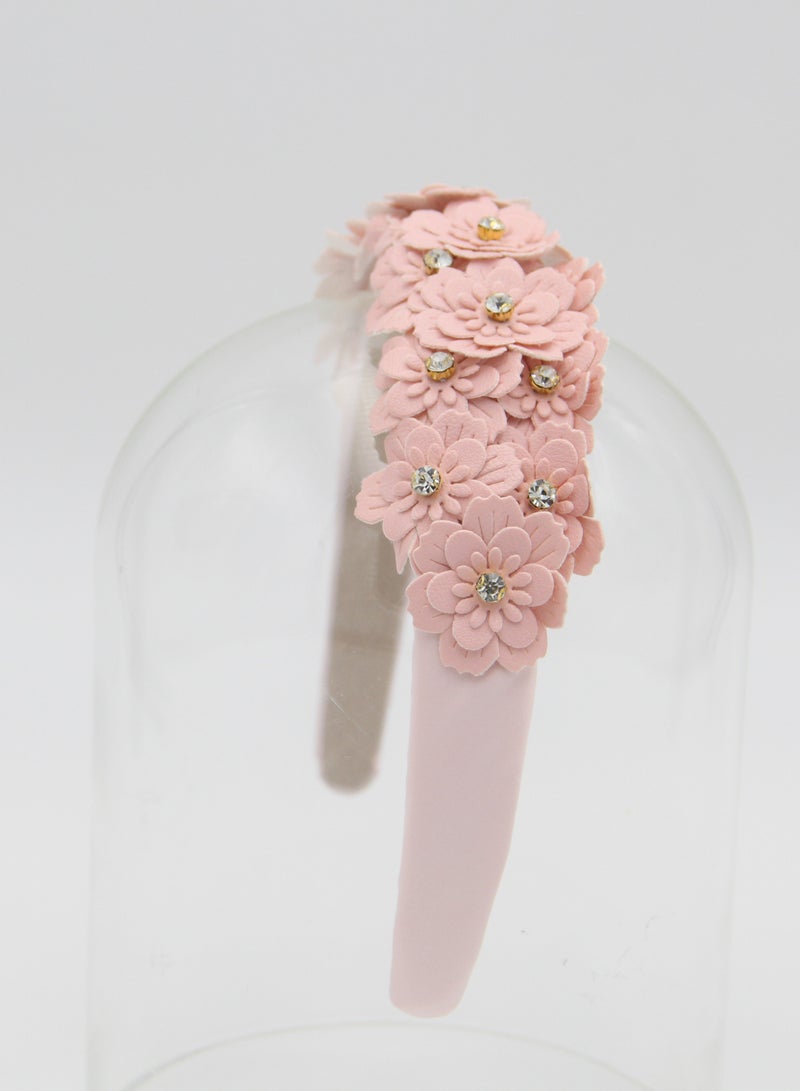 دىدانيالا عصابة رأس كاموميل للنساء والفتيات وردي فاتح - Image 4