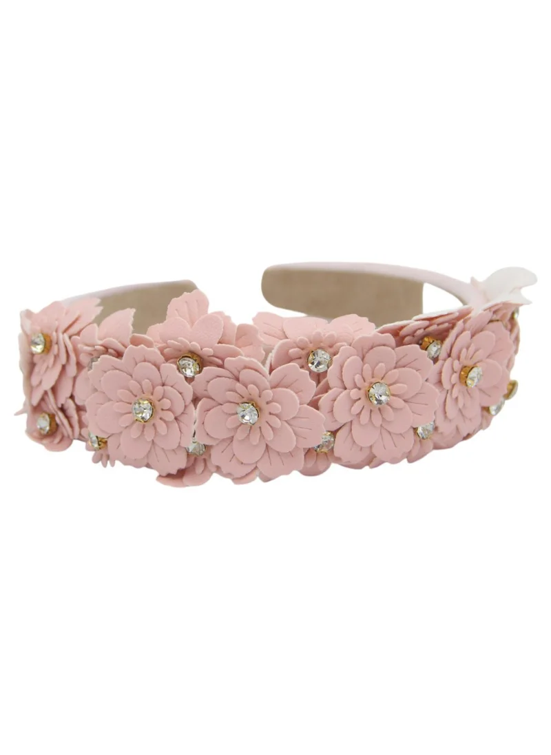 D'Daniela Headband Camomile For Women's and  Girls Baby Pink