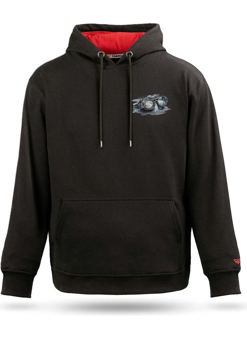 Tarrzzcom - Blue Adventure Design Hooded Sweatshirt, Sailor Design Hooded Sweatshirt Hoodie - Image 1