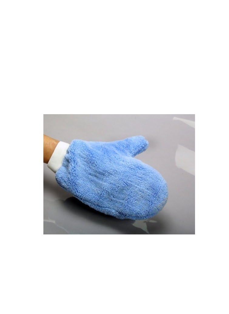 Eurow Microfiber Terry Weave Mitt with Thumb – Super Absorbent Cleaning Glove for Car, Home, Kitchen & Dusting  - Image 4
