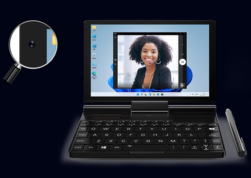 GPD جهاز GPD Pocket 3 لابتوب ميني بشاشة تعمل باللمس 8" هيكل من الألمنيوم UMPC نظام ويندوز 11 هوم مع معالج بنتيوم جولد 7505 وذاكرة 16GB/512GB (أسود كهرماني) - Image 4