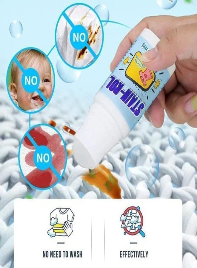 Elevea 𝟏𝟓 𝐘𝐞𝐚𝐫𝐬 𝐖𝐚𝐫𝐫𝐚𝐧𝐭𝐲 Instant Stain Remover Pen - Portable 3Pcs Rolling Bead, No-Wash 50ml Stain Eraser for Clothes, Furniture, Carpets & More - Image 3