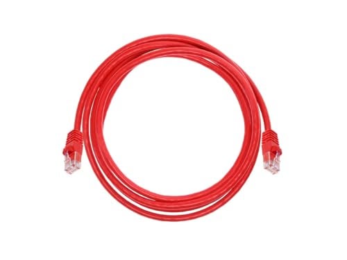 Monoprice Cat6 Ethernet Patch Cable - Snagless RJ45, Pure Bare Copper, 550MHz, UTP, 24AWG, 7 Feet, Red - Fullboot Series - Image 4