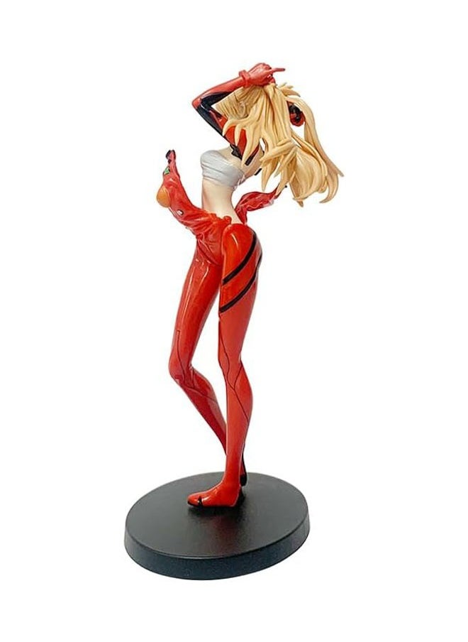 General EVA Evangelion Asuka anime character cartoon character theatrical PVC statue model character desktop jewelry collection gift 22cm  - Image 5