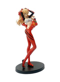 General EVA Evangelion Asuka anime character cartoon character theatrical PVC statue model character desktop jewelry collection gift 22cm  - Image 2