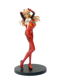 General EVA Evangelion Asuka anime character cartoon character theatrical PVC statue model character desktop jewelry collection gift 22cm  - Image 1