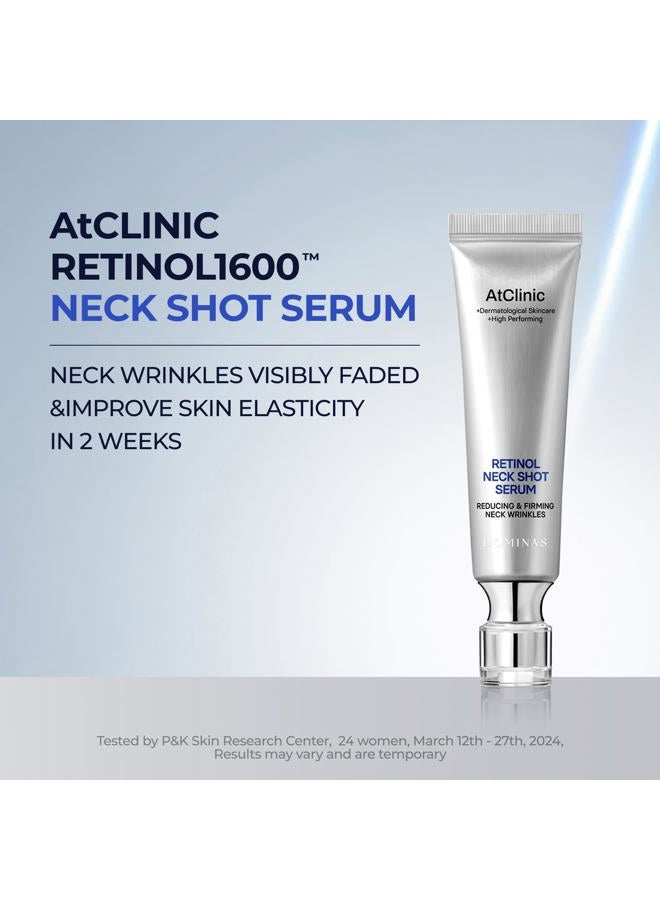 DOMINAS Atclinic Neck Firming Serum with Retinol & 5-Peptides – Reduce Wrinkles & Tech Neck Lines in 2 Weeks | Lightweight, Korean Skincare (1 fl oz) - Image 2