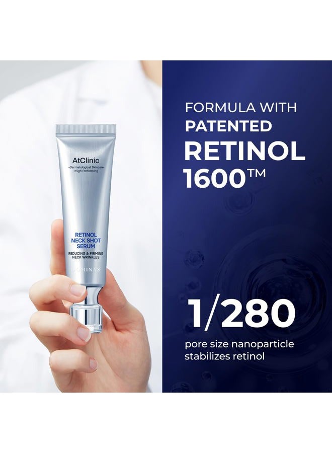 DOMINAS Atclinic Neck Firming Serum with Retinol & 5-Peptides – Reduce Wrinkles & Tech Neck Lines in 2 Weeks | Lightweight, Korean Skincare (1 fl oz) - Image 5