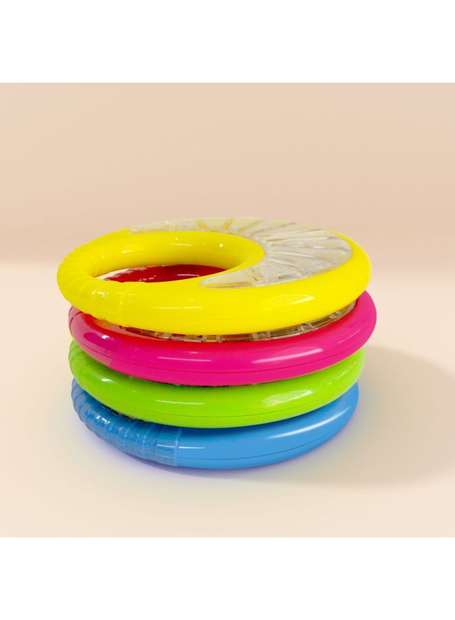Children's Rattle Hand-held Bell Ring Kindergarten Teacher Special Hand-cranked Bell Drum Ring Musical Instrument Sand Hammer Hand Drum For Class-Color:Green  - Image 5