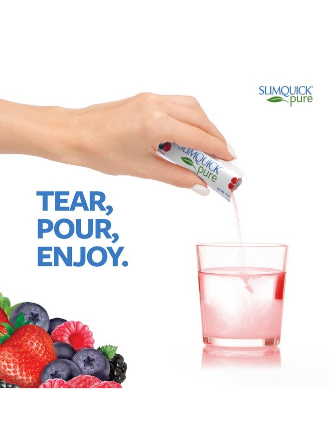 Slimquick Pure 3x Extra Strength Mixed Berry Drink Mix for Women to Help Achieve Weight Goals, Helps Metabolism, Keeps Full for Longer with Green Tea, Caffeine, Chaste Tree, Rhodiola Extract, 26 Count - Image 5