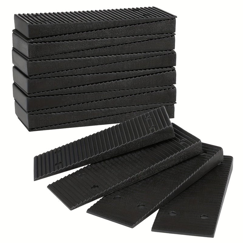 40PCS Black Composite Shim and Leveling Wedge Set for Furniture Appliances DIY - Image 1