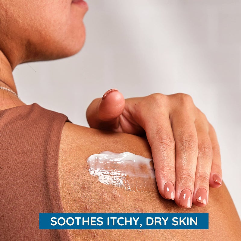 Aveeno Skin Relief Moisturizing Lotion for Very Dry, Itchy Skin with Soothing Triple Oat & Shea Butter Formula, Fragrance Free, 12 Fl. Oz - Image 3