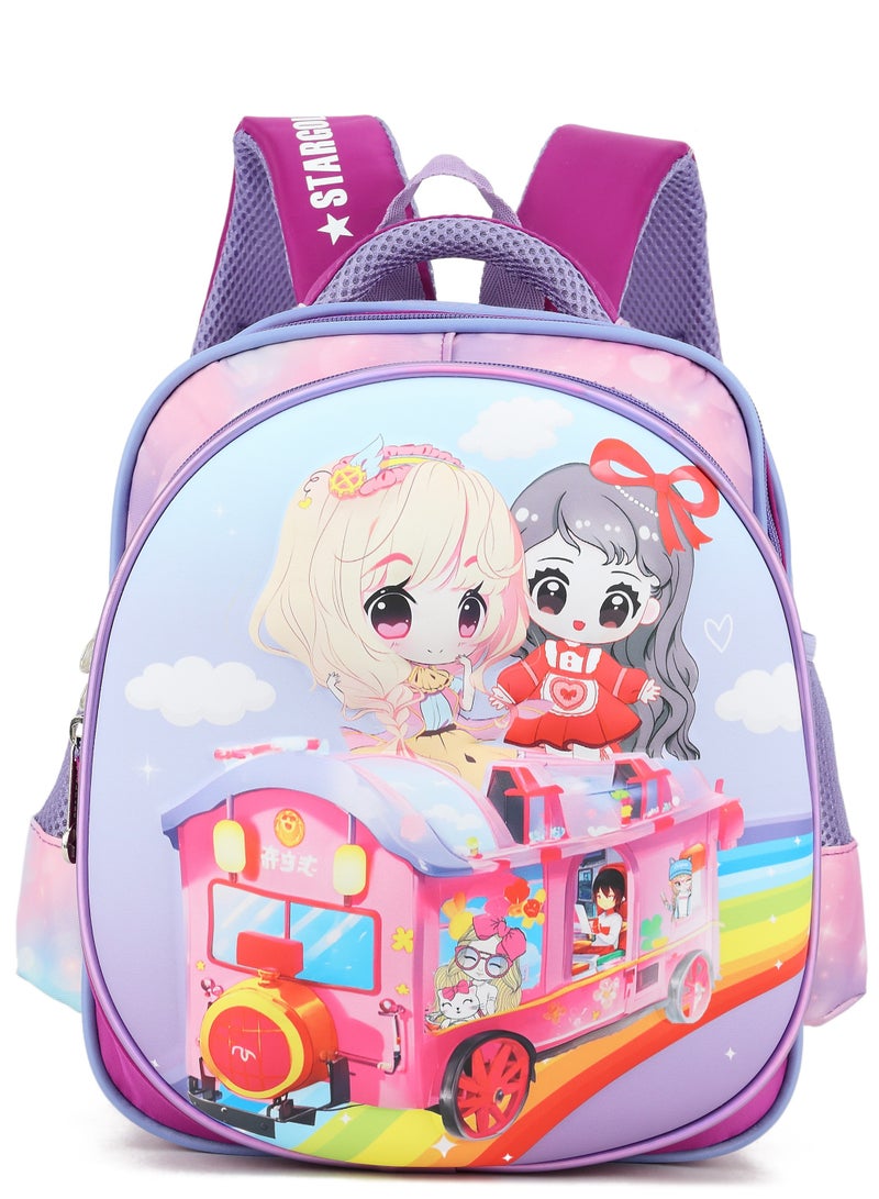 ستارجولد حقيبة ظهر للأطفال البنات مع حزام قابل للتعديل للمدرسة مقاس 12 بوصة