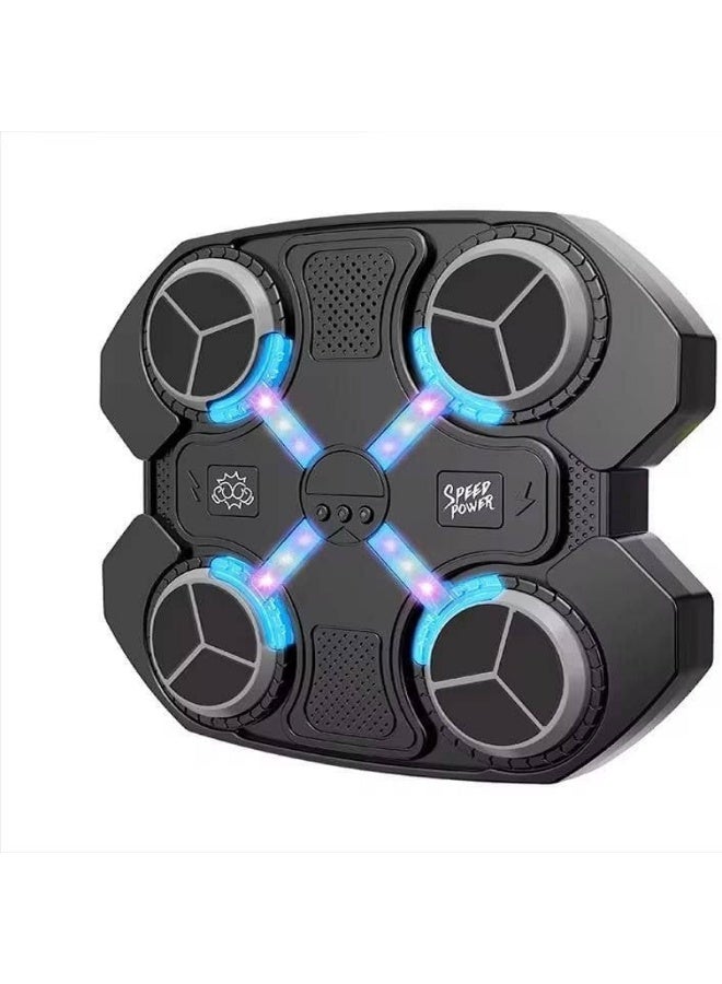 Music Boxing Target with Bluetooth, LED Lights, Boxing Gloves Electronic Training Target, Ages 3+ - Image 2