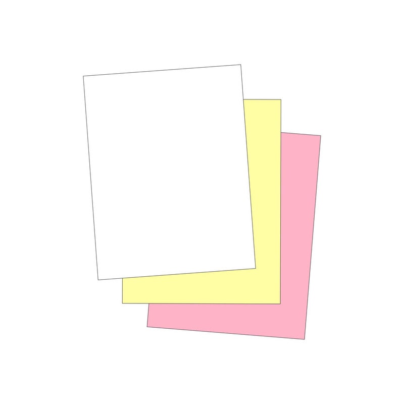NextDayLabels "Plain" Collated Color Paper (Not Carbonless) for Laser and Ink Jet Printers (Pack of 500 Sheets 3 Part) - Image 5