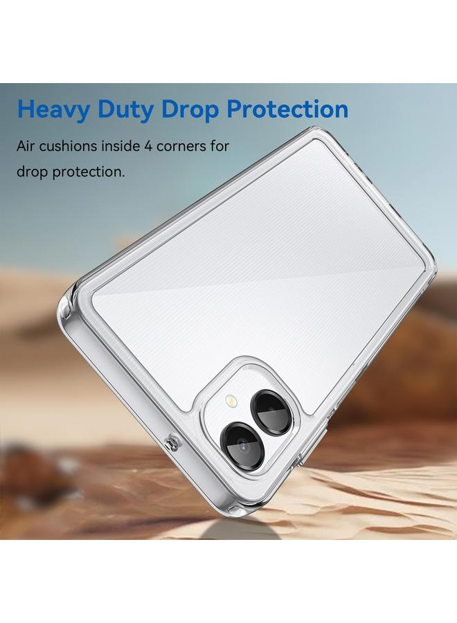 S-TOP Case For Samsung Galaxy A06 5G Colorful Series Acrylic Hybrid TPU Phone Case - Image 3