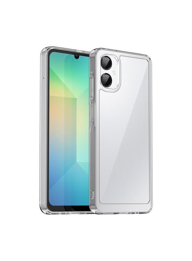 S-TOP Case For Samsung Galaxy A06 5G Colorful Series Acrylic Hybrid TPU Phone Case - Image 1