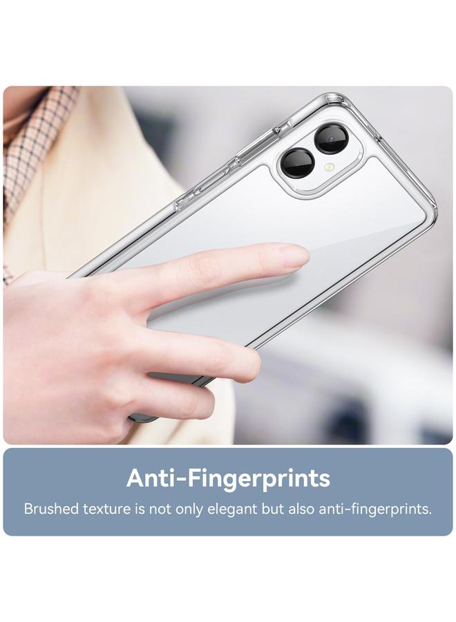 S-TOP Case For Samsung Galaxy A06 5G Colorful Series Acrylic Hybrid TPU Phone Case - Image 5