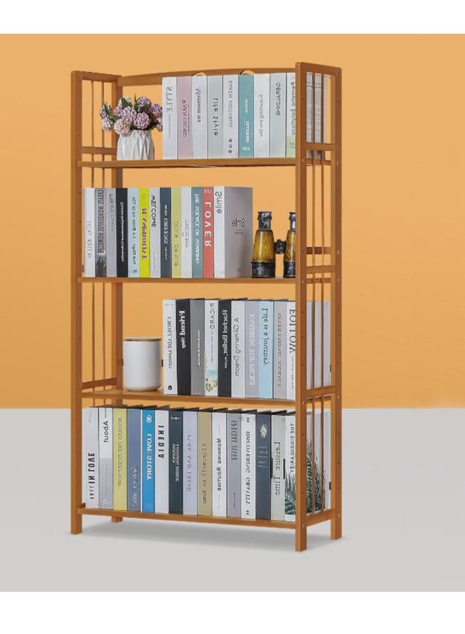 طعم المنزل رف كتب خشبي حديث على الأرض، أرفف تخزين، حامل عرض نباتي للمنزل والمكتب وغرفة المعيشة وغرفة النوم - Image 4