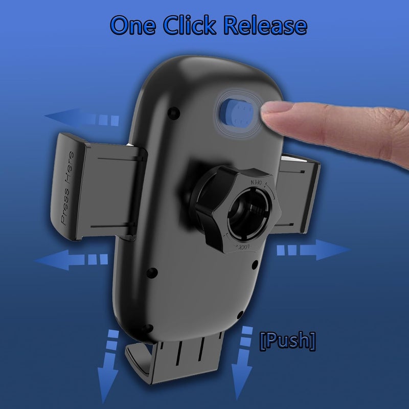 VELIGOOD Car Phone Holder with Adjustable Strong Suction Cup - 360° Rotation Mount for 4.0-7.0 Inch Smartphones - Image 5