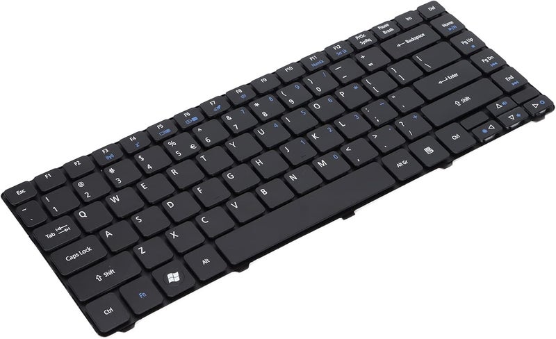 لوحة مفاتيح بديلة للكمبيوتر المحمول لـ ACER 4750G 3810 3810T 3810TG 4743G 5942 5942G، لوحة مفاتيح كمبيوتر محمول 86 مفتاحًا، لوحة مفاتيح متينة من ABS وسبيكة الألومنيوم مع 5 ملايين ضغطة - Image 2