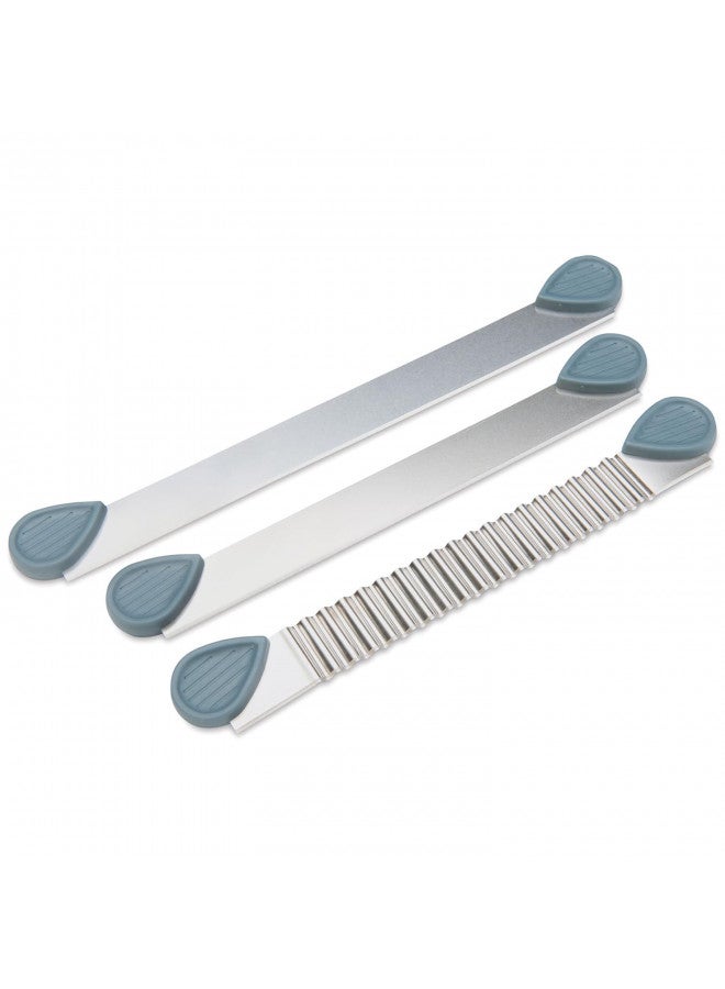 Polyform Sculpey Tools Clay Blades, 3 blades included - flexible, wavy and rigid blade, polymer oven-bake clay tool, great for all skill levels and craft projects - Image 1