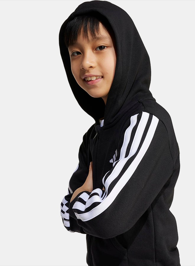 Adidas Essentials Full-Zip Hoodie Kids - Image 5