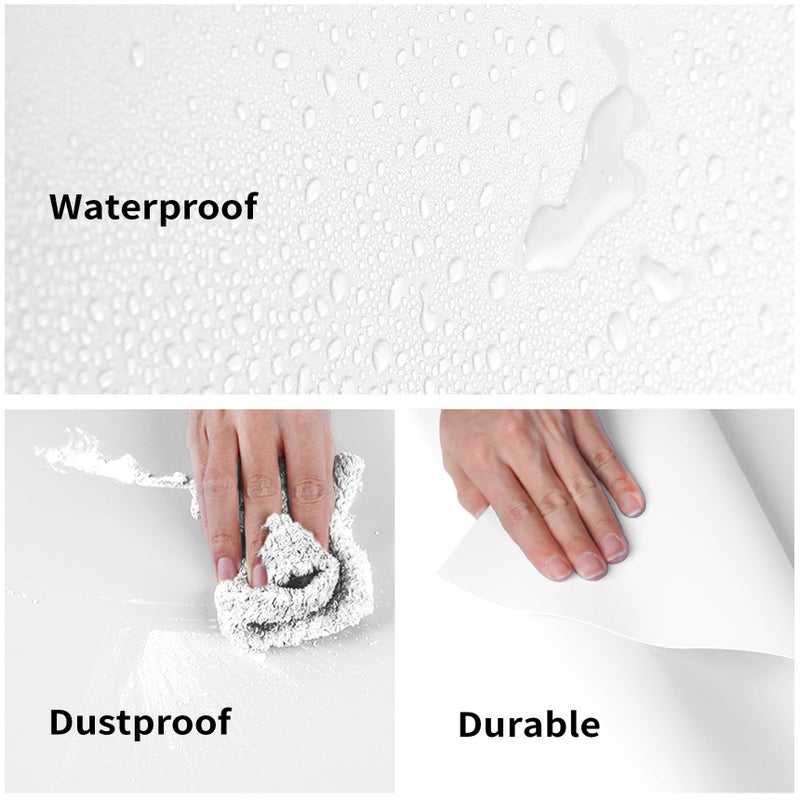 Meking 15.75x26.18 Inch PVC Backdrop, Matte & Reflective White Background Daul-Sided Vinyl Backdrops for Jewelry,Cosmetic,Makeup and Other Small Product Tabletop Photography - Image 5