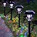 LE Solar Lights for Outside, Solar Garden Lights, LED Pathway Lights Outdoor, Waterproof Solar Landscape Lights for - Image 2