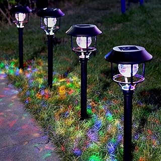 LE Solar Lights for Outside, Solar Garden Lights, LED Pathway Lights Outdoor, Waterproof Solar Landscape Lights for - Image 1