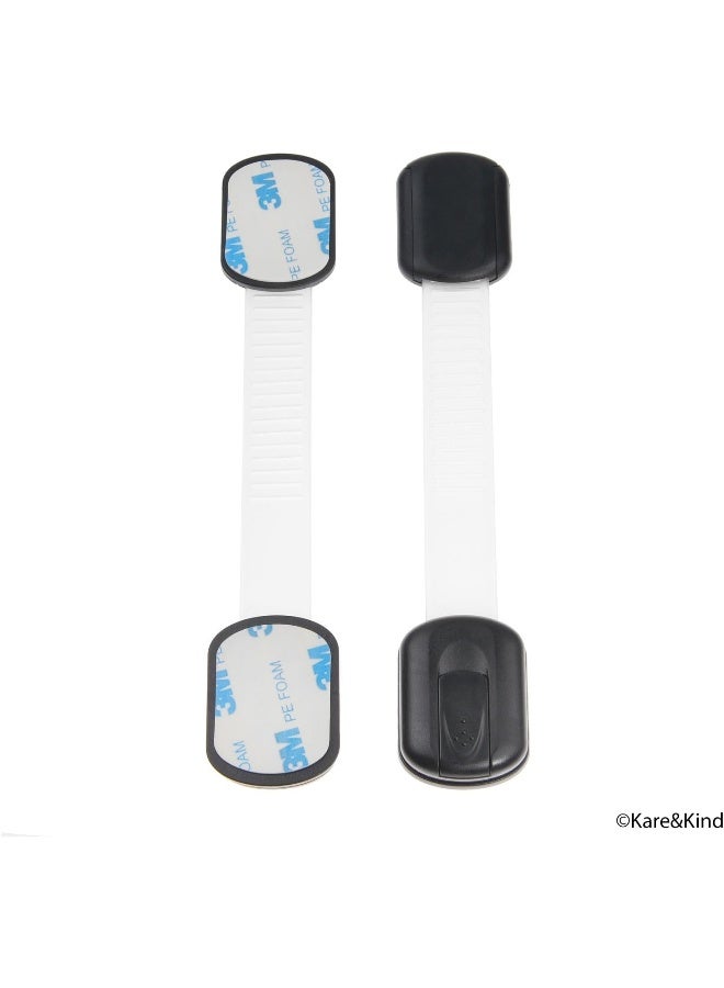 Kare Kind Child Safety Locks (Black) - Set of 6 - Image 2
