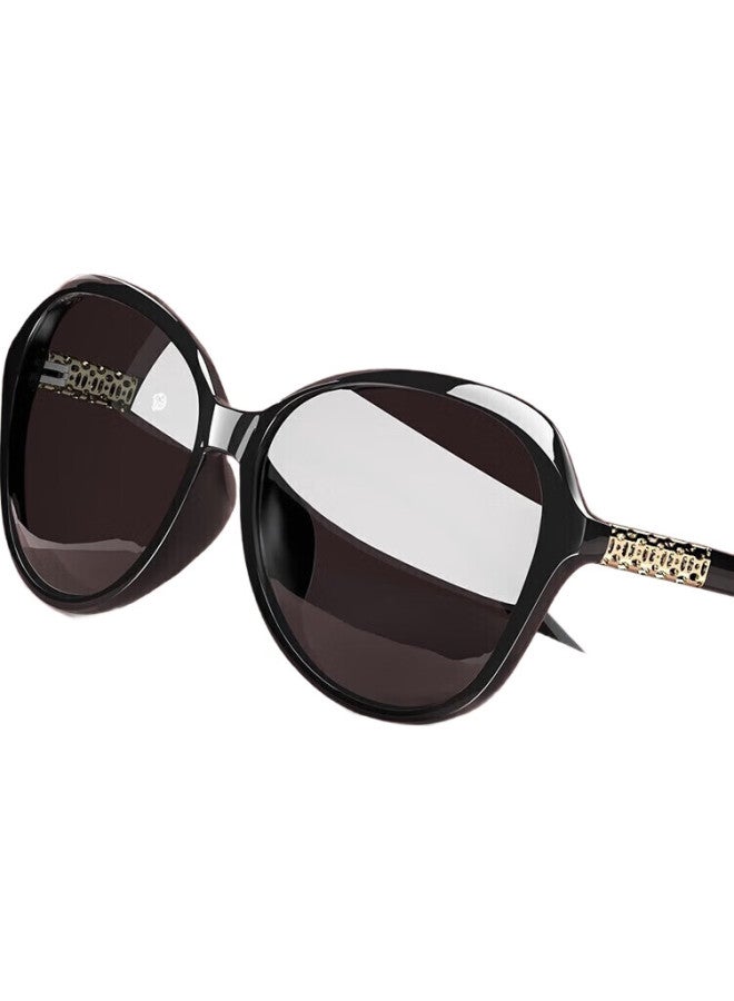 PARIM Women'S Polarized Driving Sunglasses Sunshade Sunscreen Sunglasses Women'S Bright Black Frame Uv Protection Sunglasses - Image 2