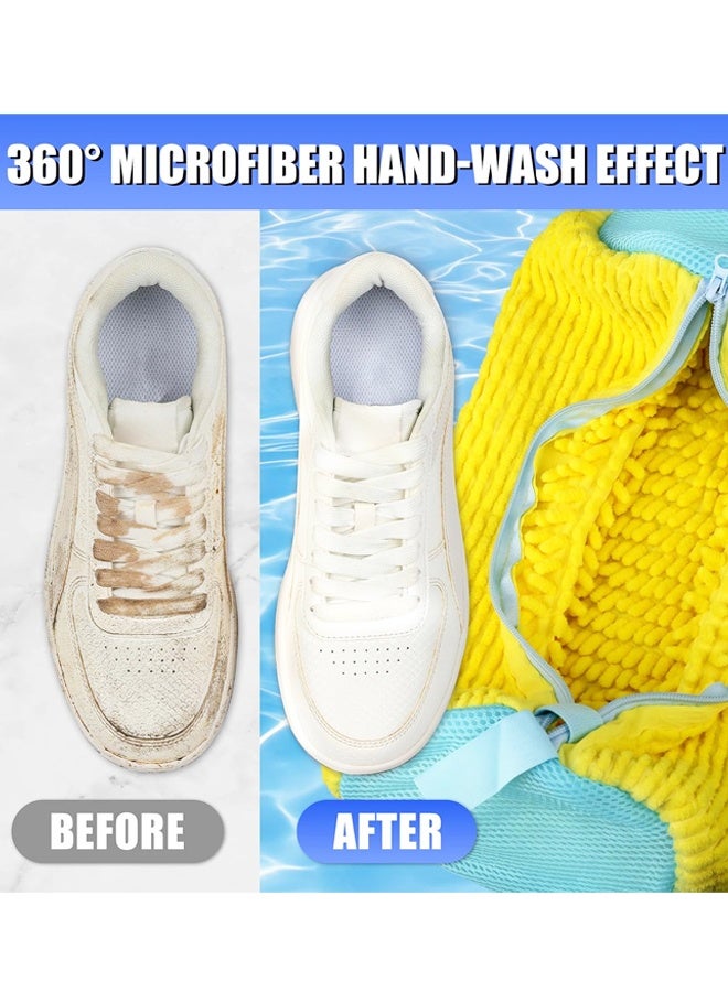 Shoe Cleaning Bag For Washing Machine, Laundry Bag For Shoes Reusable Shoe Washing Bag for All Shoe Types And Sizes - Image 3