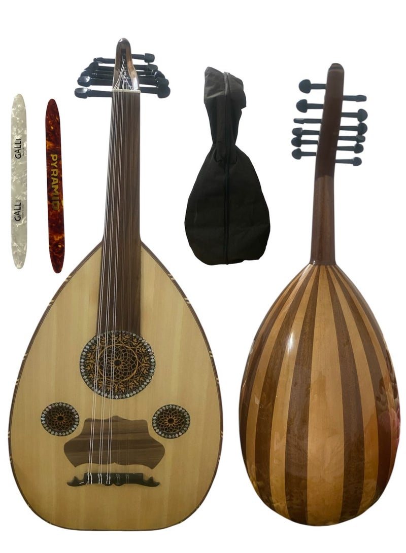 arabic oud music instrument half lox by shrif hajaj - Image 1