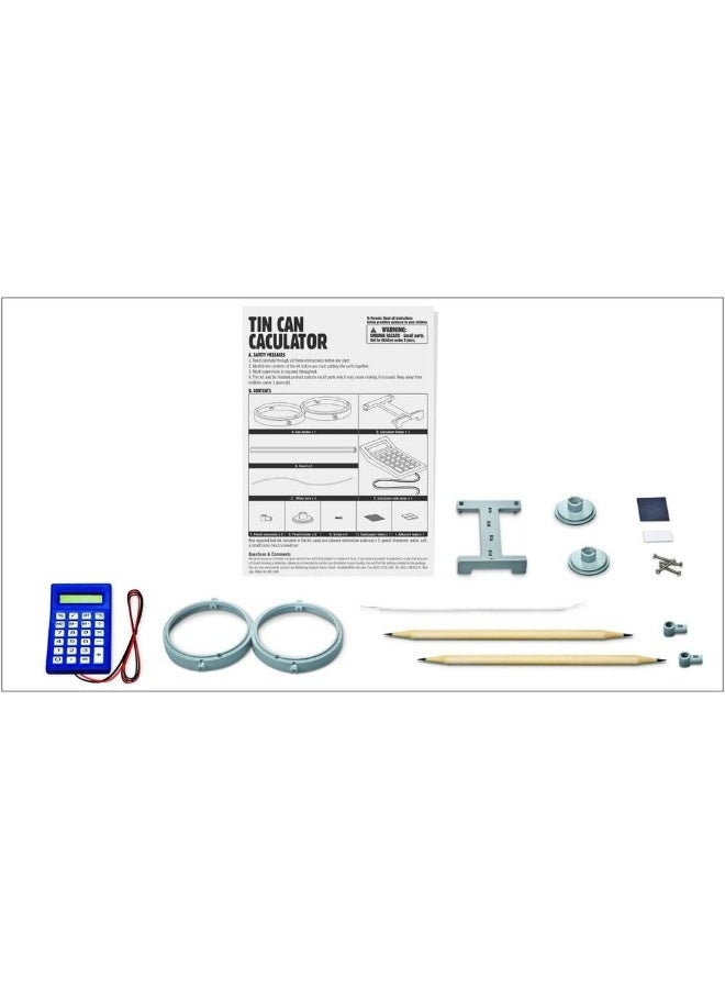 4m 4M - KidzLabs Green Science Tin Can Calculator - 03360  - Image 3