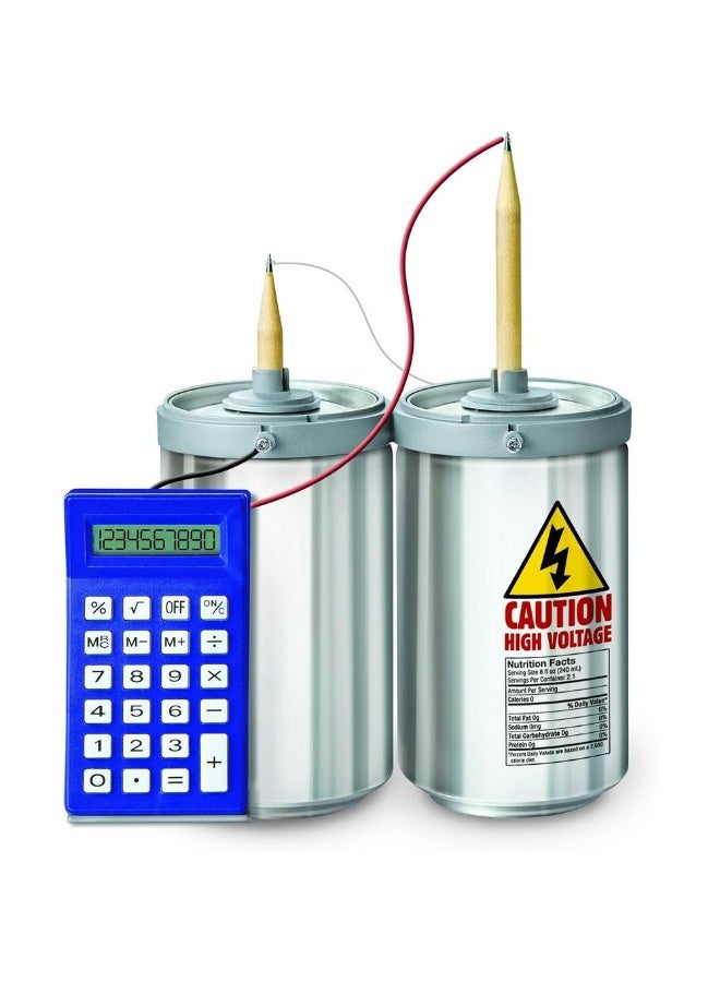 4m 4M - KidzLabs Green Science Tin Can Calculator - 03360  - Image 2