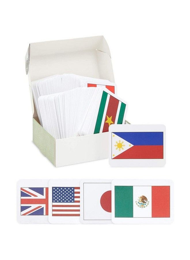 Blue Panda - 205 Countries Of The World Flags Flash Cards For Kids Country Continent Capitals Geography Education (2.5 X 3.5 In) - Image 1