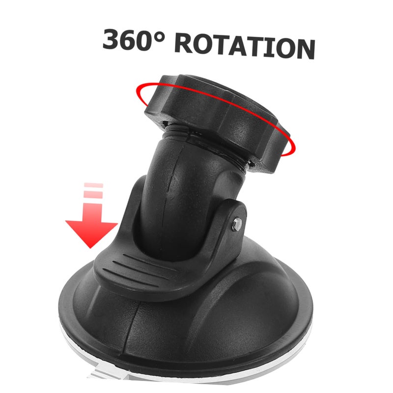 Universal 360 Rotatable Dash Cam Mount High Temperature Resistant Suction Cup Bracket - Image 4