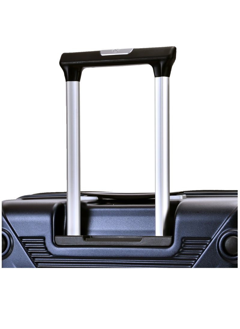 eminent Hard Case Travel Bag Large Luggage Trolley Polycarbonate Lightweight Suitcase 4 Quiet Double Spinner Wheels With Tsa Lock KJ97 Night Blue  - Image 5