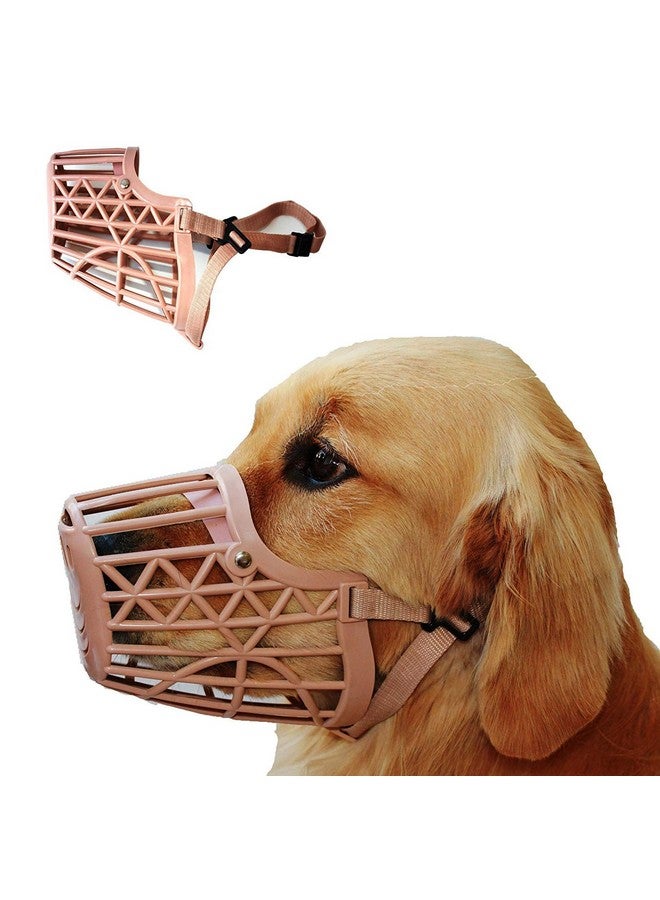 Western Era Adjustable Muzzle, Mouth Cover For Dogs/Puppy (Beige) (Extra Large) - Image 1